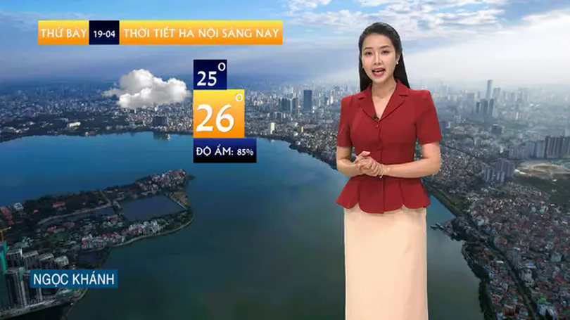 Dự báo thời tiết | 19/04/2025