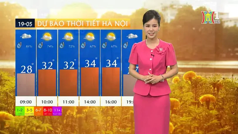 Dự báo thời tiết | 19/05/2024