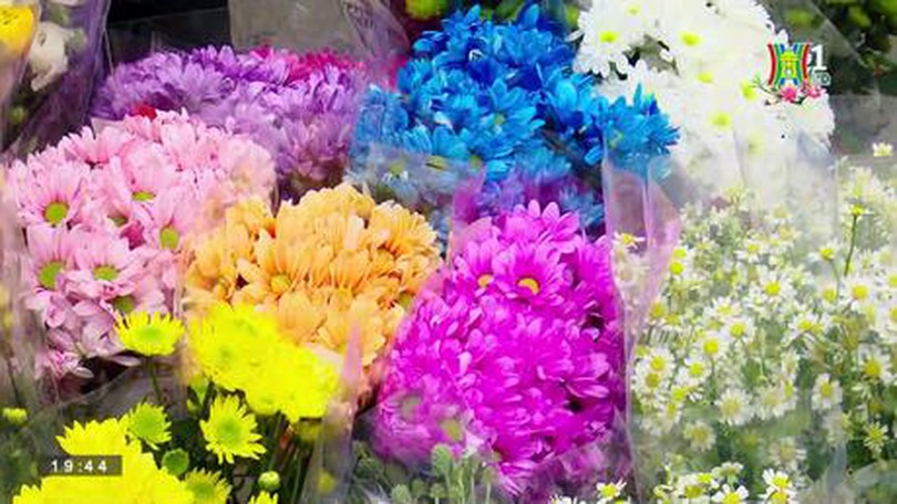 Chợ hoa Hàng Lược nhộn nhịp ngày 29 Tết