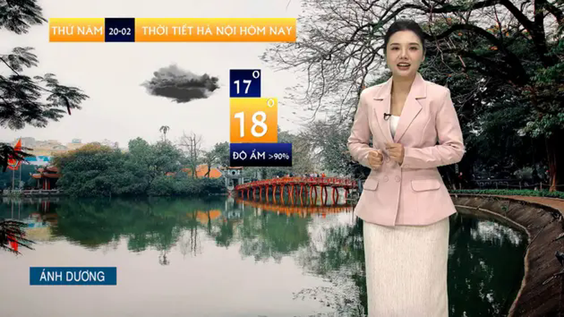 Dự báo thời tiết trưa | 20/02/2025