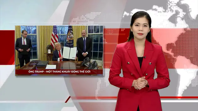 Ông Trump – một tháng khuấy động thế giới | Nhìn ra thế giới | 20/02/2025