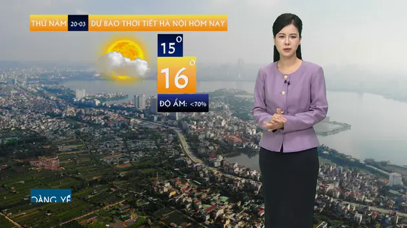 Dự báo thời tiết | 20/03/2025
