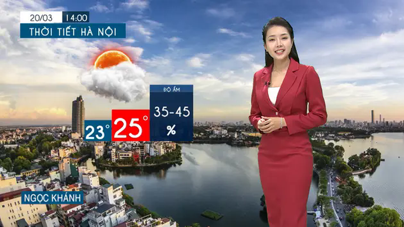 Dự báo thời tiết tối | 20/03/2025