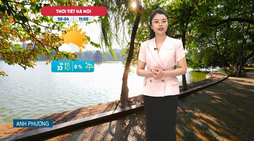Dự báo thời tiết trưa | 20/04/2025