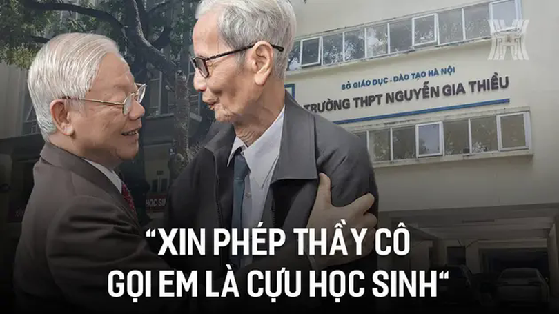 'Xin phép thầy cô gọi em là cựu học sinh'