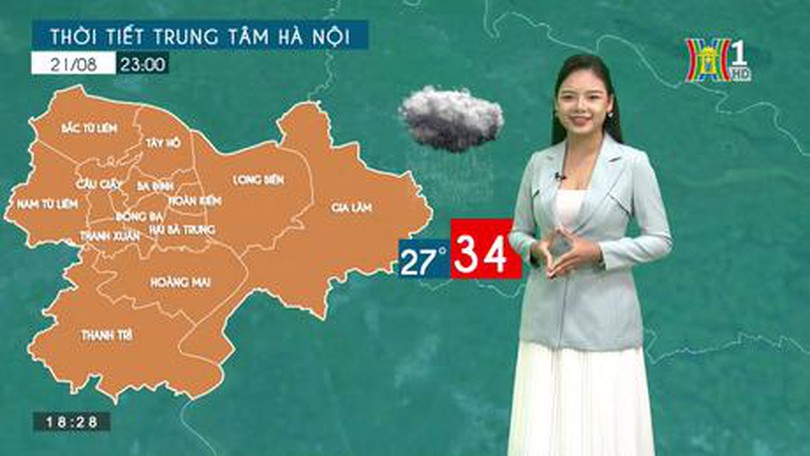 Dự báo thời tiết | 21/08/2023