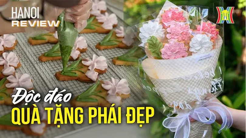 Bánh hoa Royal Icing - Độc đáo quà tặng phái đẹp | HANOI Review | 19/10/2024