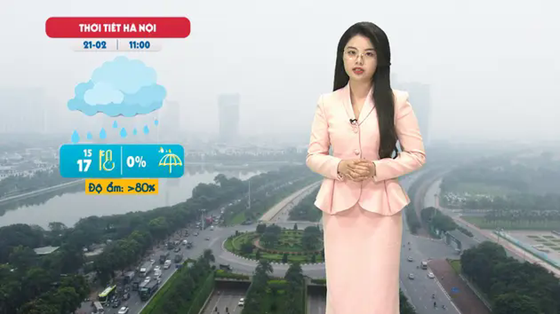 Dự báo thời tiết trưa | 21/02/2025
