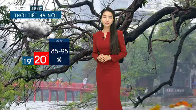 Dự báo thời tiết tối | 21/02/2025