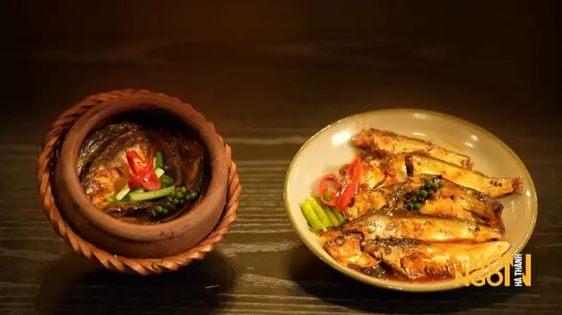 Cá mòi chưng tương nếp
