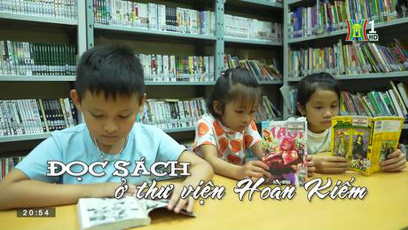 Đọc sách ở thư viện Hoàn Kiếm
