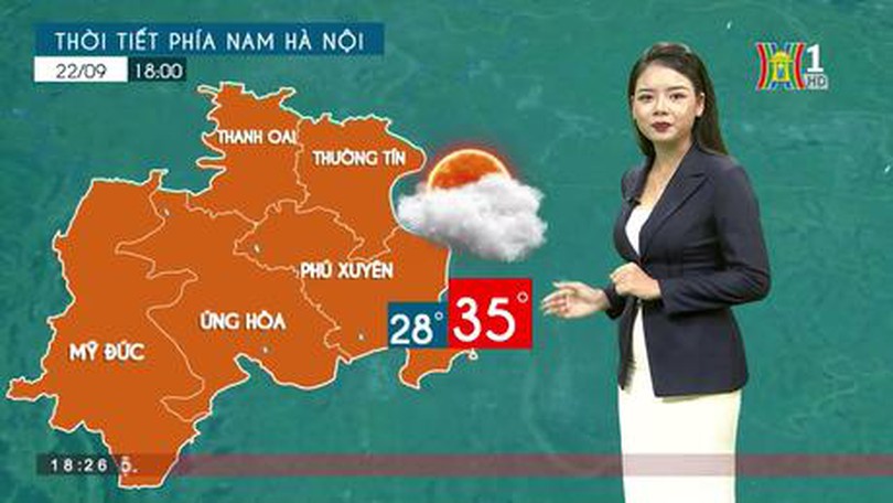 Dự báo thời tiết| 22/9/2023