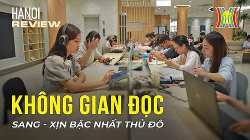 Những không gian thư viện thu hút bạn đọc | Hanoi Review| 21/10/2023