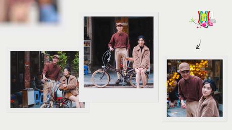 Phong cách chụp ảnh retro ngày Tết
