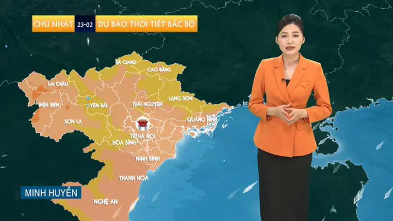 Dự báo thời tiết | 23/02/2025