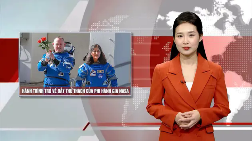 Hành trình trở về đầy thử thách của phi hành gia NASA | Nhìn ra thế giới | 22/03/2025