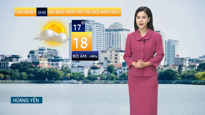 Dự báo thời tiết | 23/03/2025