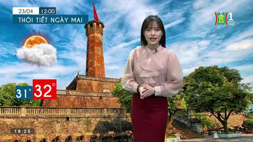 Dự báo thời tiết ngày 23/04/2023