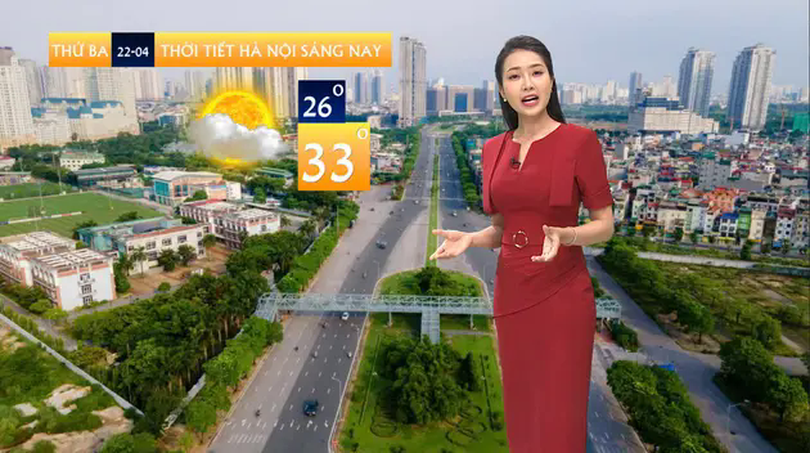 Dự báo thời tiết trưa | 22/04/2025