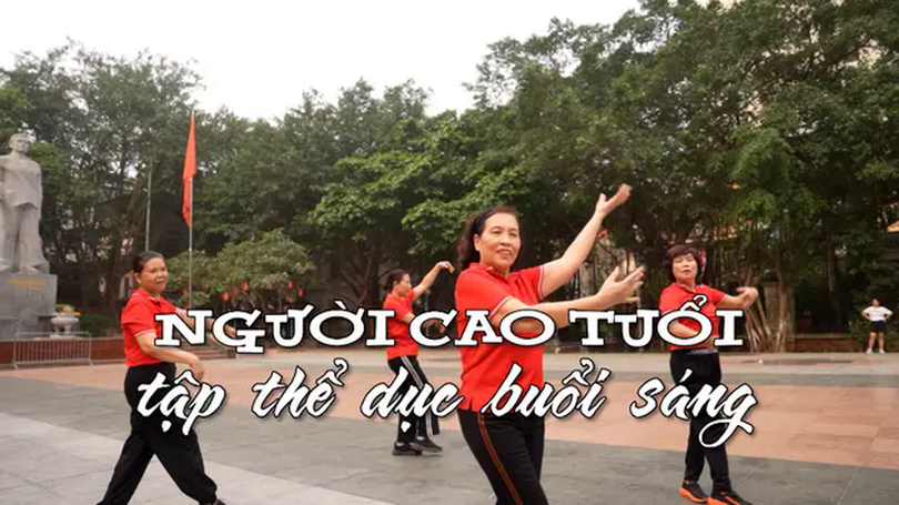 Người cao tuổi tập thể dục buổi sáng | Nhịp sống Hà Nội | 22/04/2025