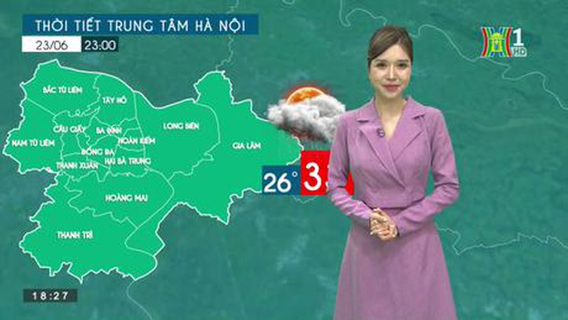Dự báo thời tiết | 23/06/2023