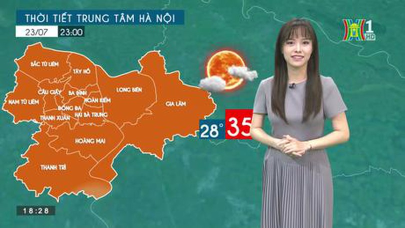 Dự báo thời tiết | 23/07/2023