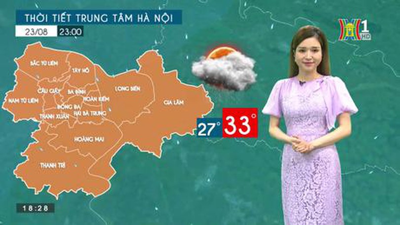 Dự báo thời tiết | 23/08/2023