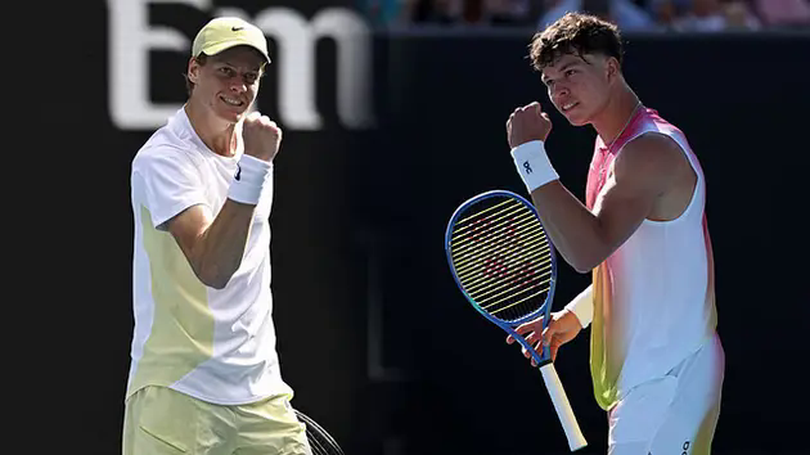 Jannik Sinner sẽ đối đầu Bel Shelton tại bán kết Australia Open