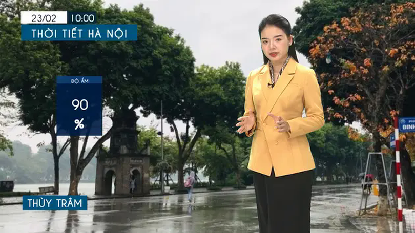 Dự báo thời tiết tối | 23/02/2025