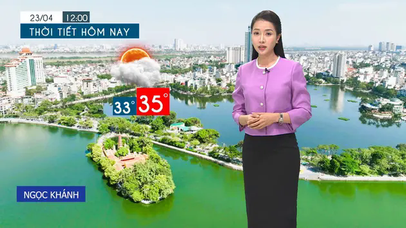 Dự báo thời tiết tối | 23/04/2025