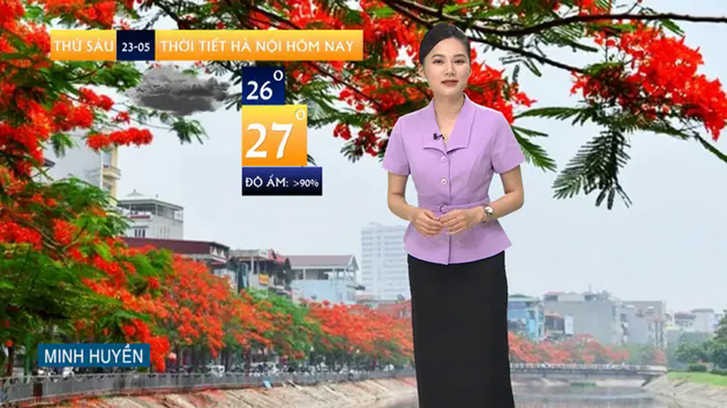 Dự báo thời tiết | 23/05/2025