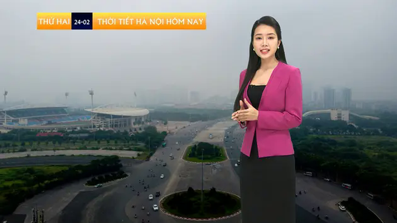 Dự báo thời tiết trưa | 24/02/2025