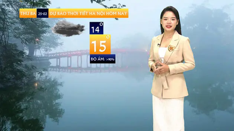 Dự báo thời tiết | 25/02/2025