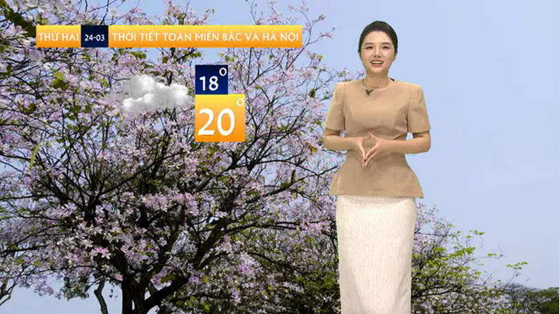 Dự báo thời tiết trưa | 24/03/2025