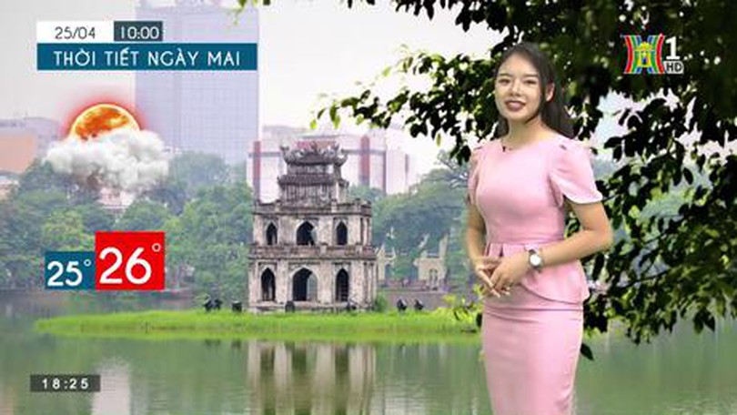 Dự báo thời tiết ngày 25/04/2023