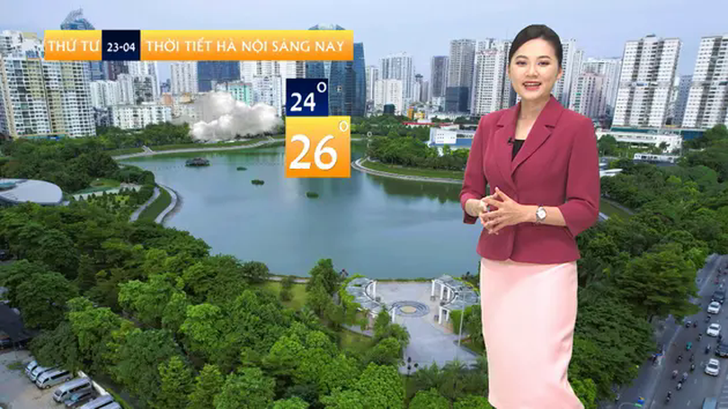 Dự báo thời tiết trưa | 23/04/2025