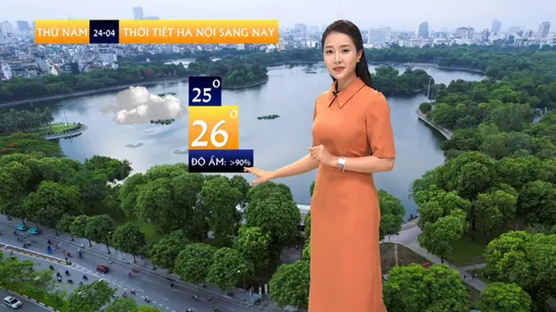 Dự báo thời tiết | 24/04/2025