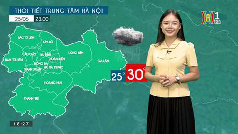 Dự báo thời tiết | 25/06/2023
