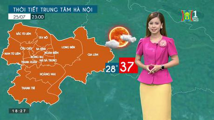 Dự báo thời tiết | 25/07/2023