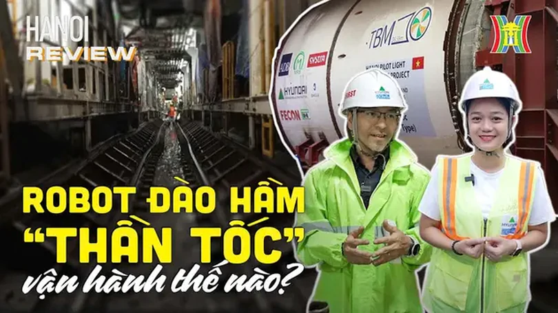 Khám phá robot khủng đang khoan ngầm dưới lòng Hà Nội | HANOI Review | 24/08/2024