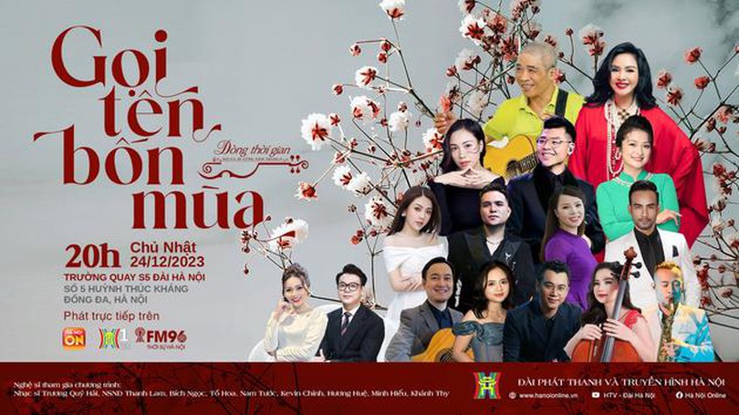 Chương trình nghệ thuật 'Dòng thời gian - Gọi tên bốn mùa'