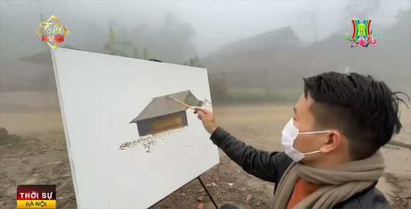 Họa sĩ trẻ Hà Nội và mùa xuân Tây Bắc