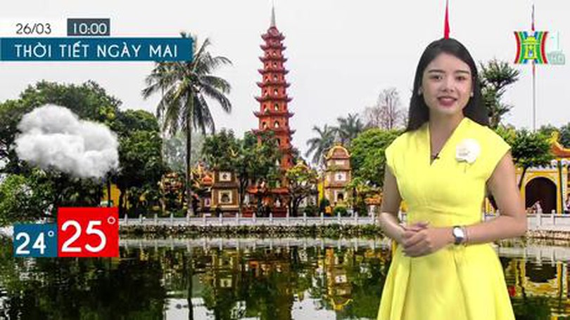 Dự báo thời tiết ngày 26/03/2023