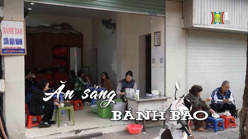Ăn sáng bánh bao | Nhịp sống Hà Nội | 25/03/2024