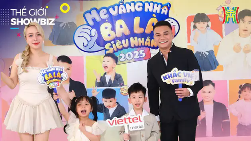 Khắc Việt cùng con tham gia gameshow thực tế | Thế giới Showbiz | 25/03/2025