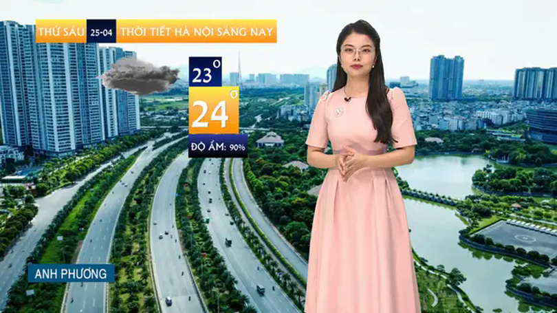 Dự báo thời tiết | 25/04/2025
