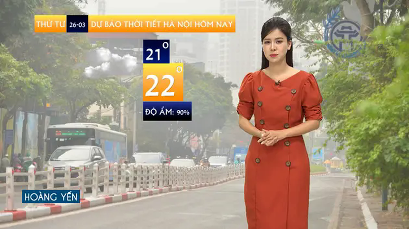 Dự báo thời tiết | 26/03/2025
