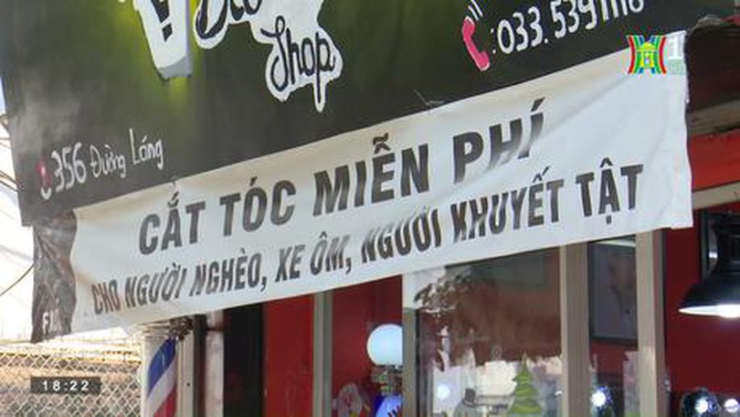 Cắt tóc miễn phí cho người nghèo
