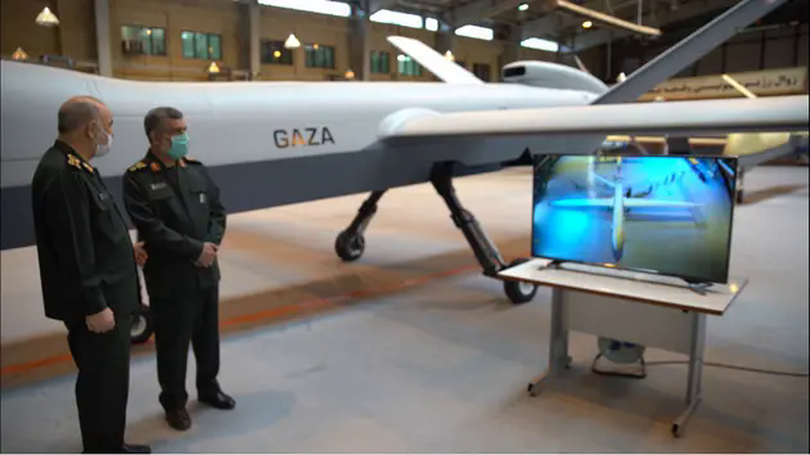 Iran công bố UAV lớn nhất mang tên 'Gaza'