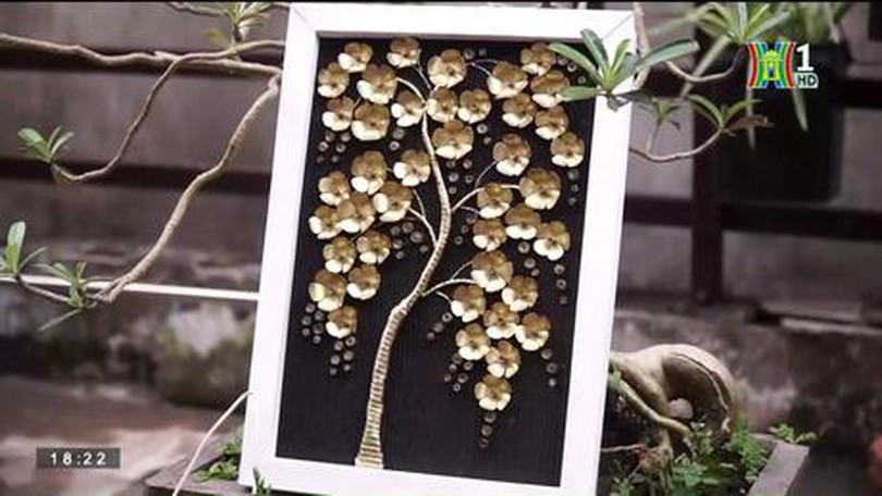 Sáng tạo tranh từ đồ tái chế